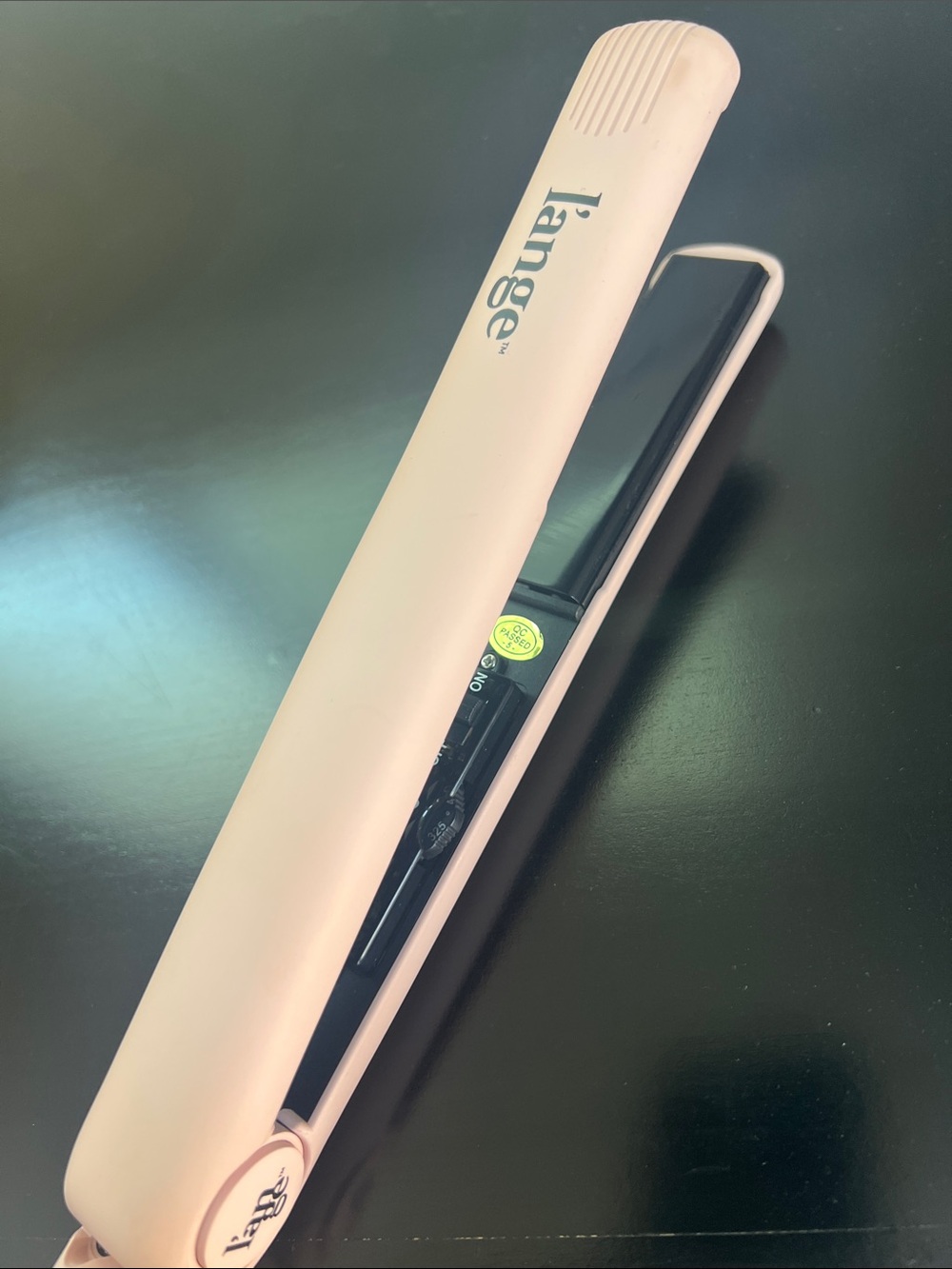 Lange Blush Pink Ceramic Hair Flat Iron